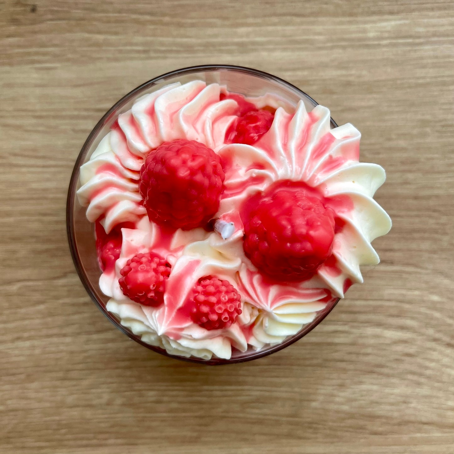 Vela Vainilla y frambuesa