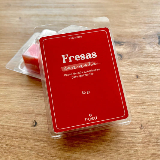 Wax melts Fresas con Nata 85gr